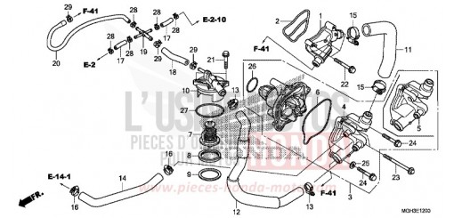 WATER PUMP VFR1200XDD de 2013